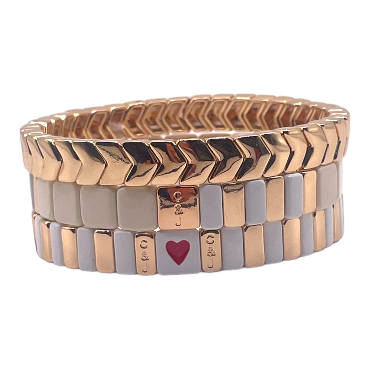 Heart of Goals Gold stack – Coco & Jane Loves