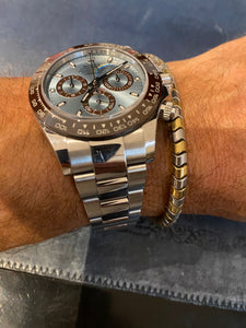 Men's Zig Zag Gold & Silver