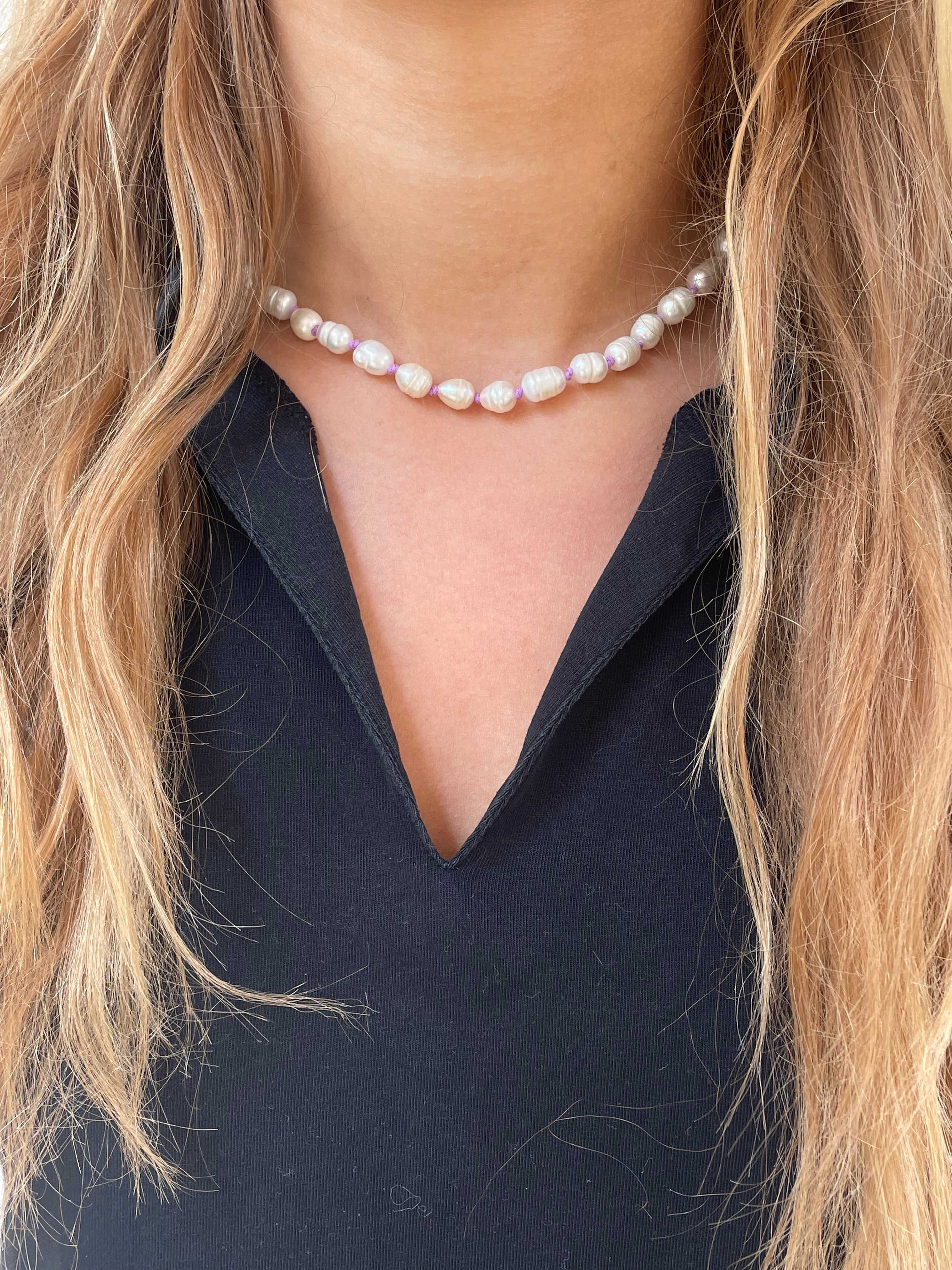 Georgie Campbell Pearl Necklace