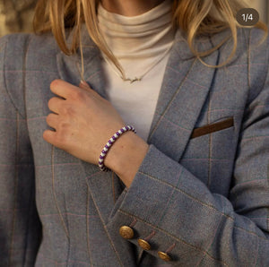 Zig Zag - Georgie Campbell Foundation Charity Bracelet 💜🤍