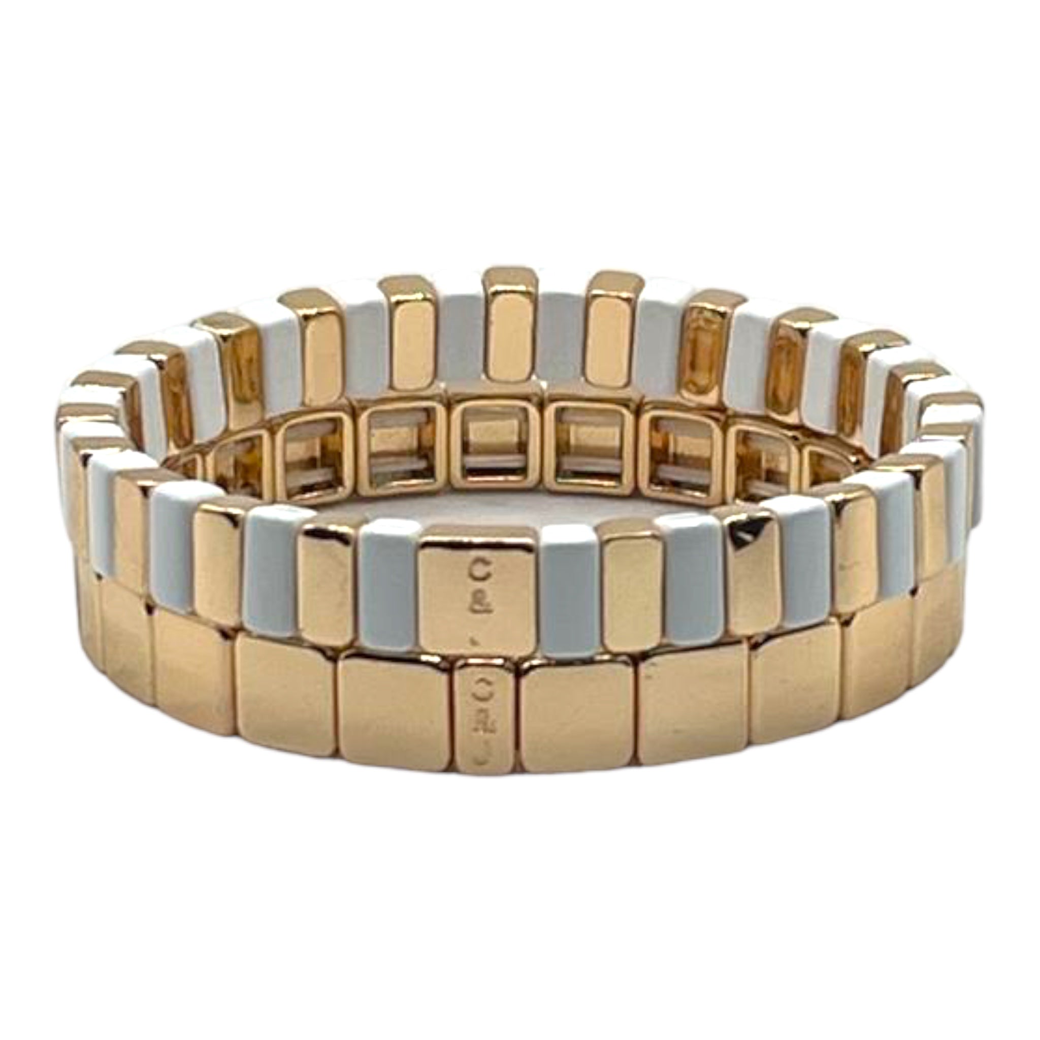 Rocky Cubes Gold & White & Gold Goals Stack
