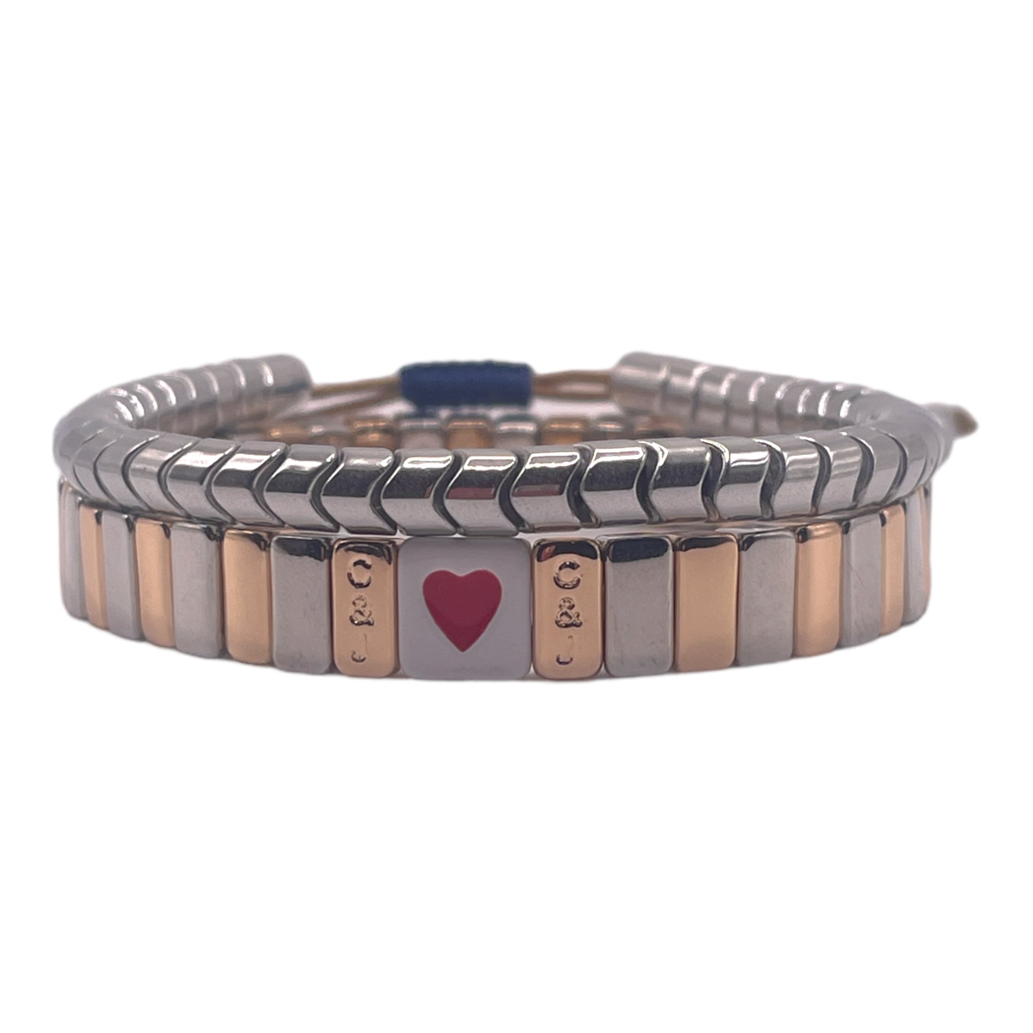 Heart of Goals Silver & Gold mini stack