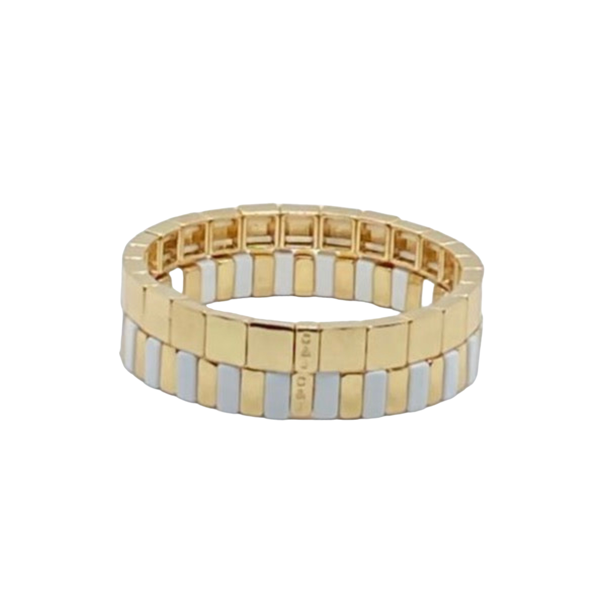 Rocky Cubes Gold & White & Gold Goals Stack