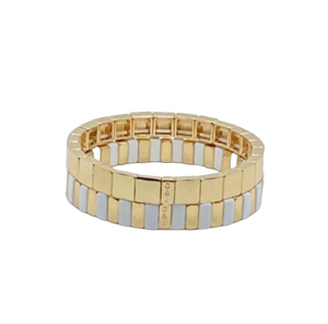 Rocky Cubes Gold & White & Gold Goals Stack