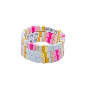 Pink Ripple Small Stack